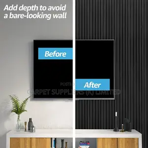 Black Decorative Wall Panels - Carpets Suppliers Kenya