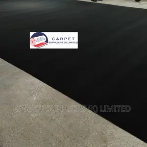Black Plush Wall-to-Wall Carpet - Carpets Suppliers Kenya