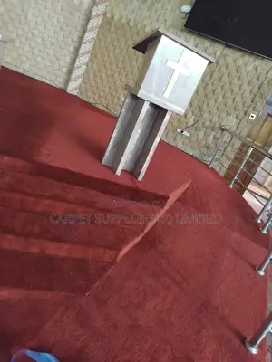 Heavy-Duty Maroon Pulpit & Altar Carpet - Carpets Suppliers Kenya