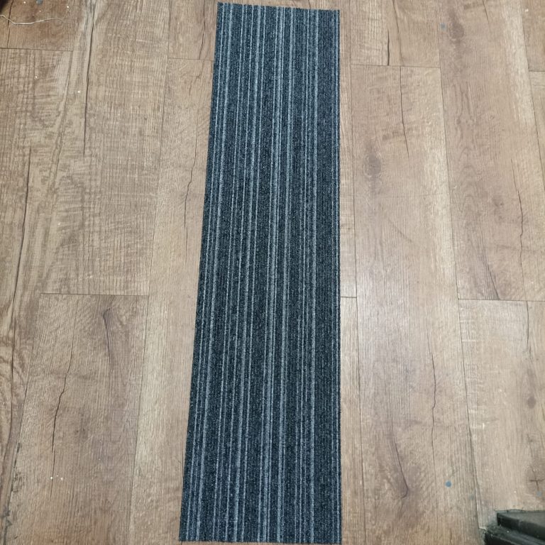 Patterned carpet installation project